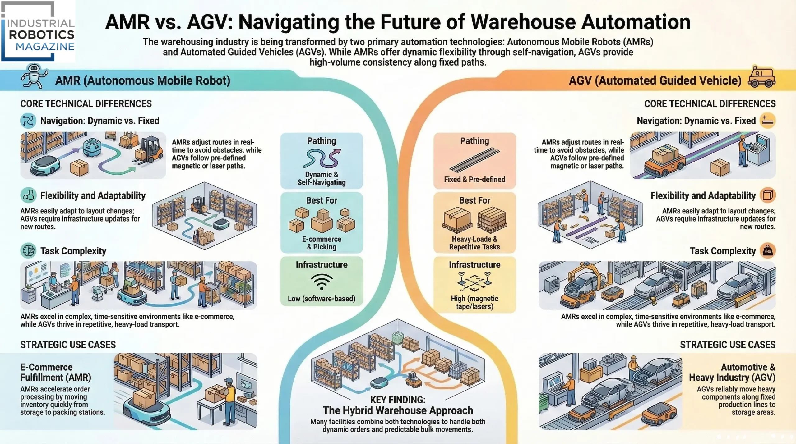 AMRs and AGVs in Warehousing Revolutionizing Material Handling