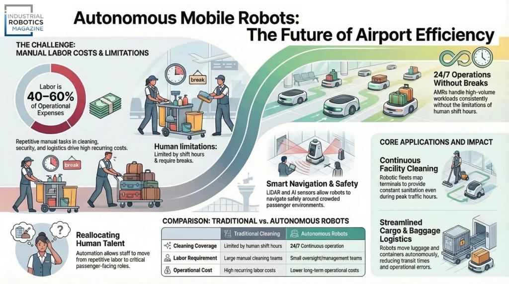 Autonomous Mobile Robots Are Transforming Airport Operation