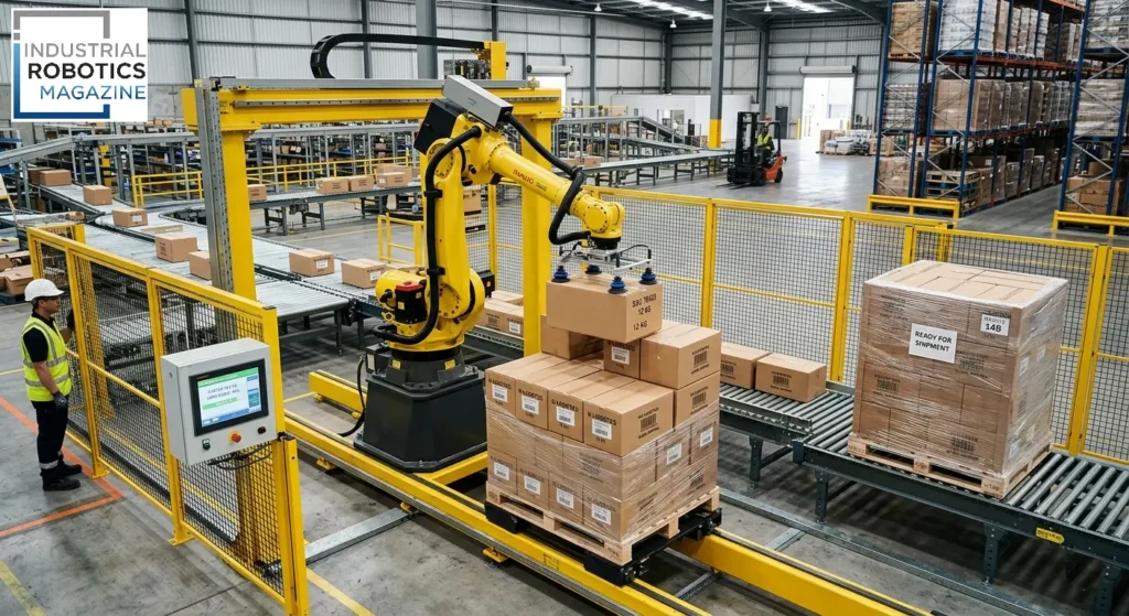 Robotic Palletizing Systems for Warehouses How Autonomous Mobile Robots Transform Operations